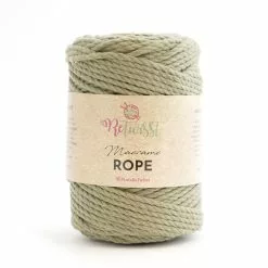 ReTwisst Macrame Rope 4 Mm -Piha & Puutarha Sales Store macrame rope khaki 16 web 1