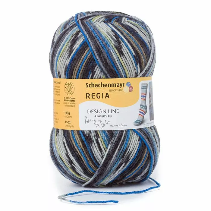 Schachenmayr Regia 4-ply Color Design Line 100g 4 Schachenmayr Regia 4-ply Color Design Line 100g - Image 2